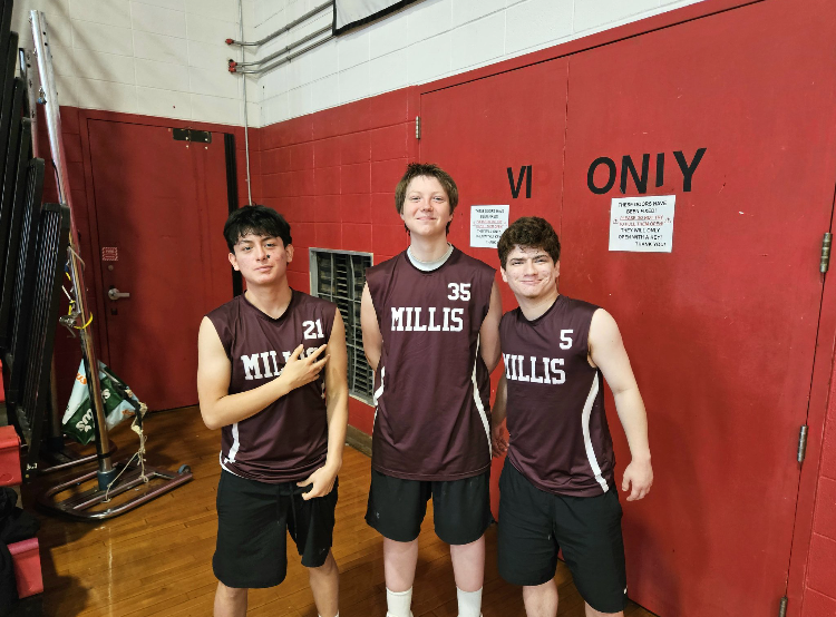 Boys volleyball, hosted by Millis